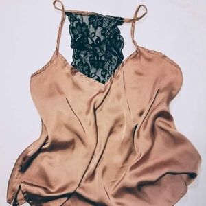 Dusty Rose Satin Cami